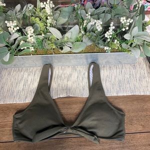 Tie Knot Front Bikini Top